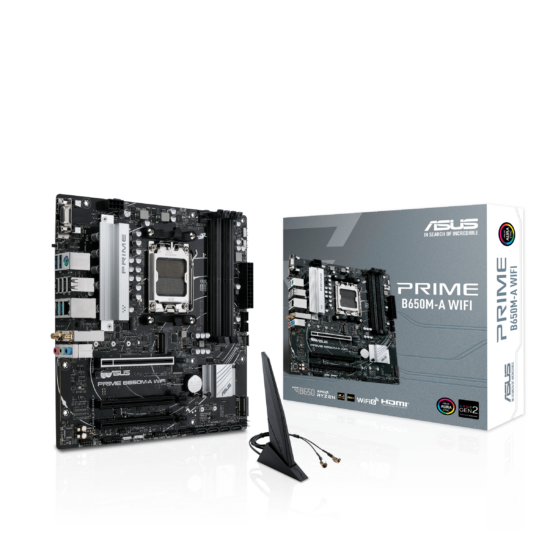 ASUS PRIME B650M-A WiFi Box View