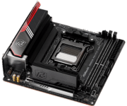 ASRock B650E PG-ITX WiFi Angled Front View