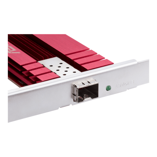 ASUS XG-C100F Angled Port View