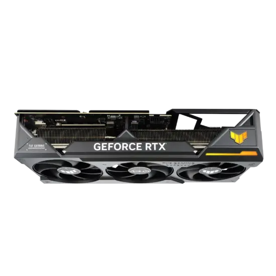ASUS TUF Gaming NVIDIA GeForce RTX 4080 OC Angled Side View
