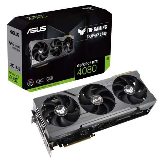 ASUS TUF Gaming NVIDIA GeForce RTX 4080 OC Box View