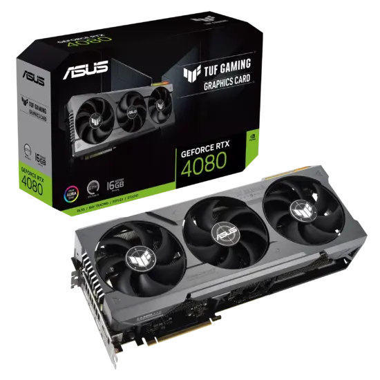 ASUS TUF Gaming NVIDIA GeForce RTX 4080 Box View