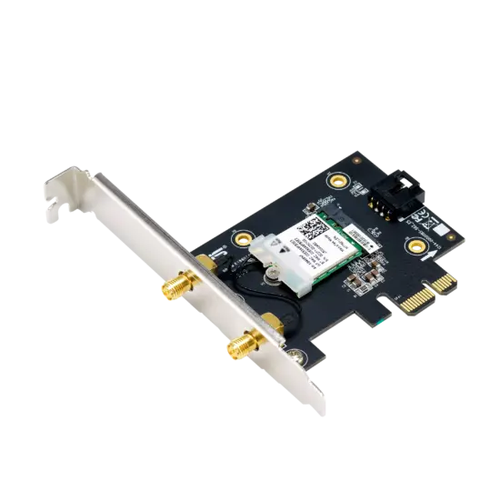 ASUS PCE-AXE5400 Angled Front View