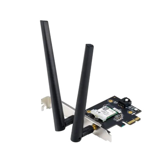 ASUS PCIE-AX1800 Angled Front View