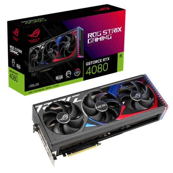 ASUS ROG Strix NVIDIA GeForce RTX 4080 Box View