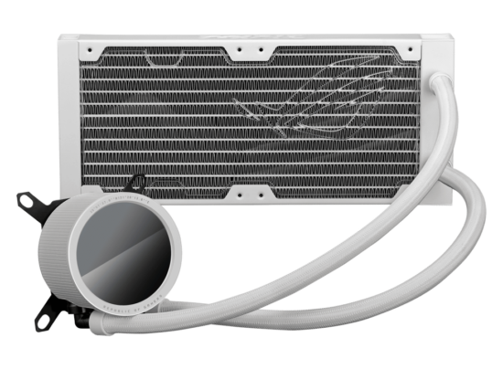 ASUS ROG Ryuo III 240 ARGB White Edition Radiator View