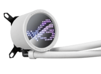 ASUS ROG Ryuo III 360 ARGB White Edition Pump View