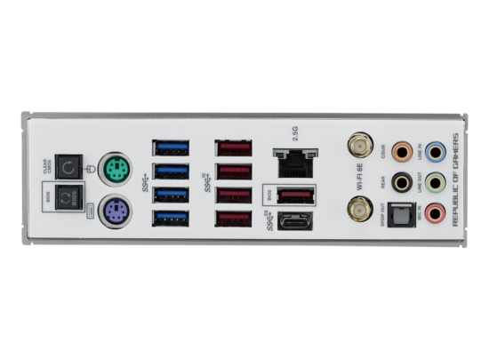 ASUS ROG Maximus Z790 Apex Connectivity View
