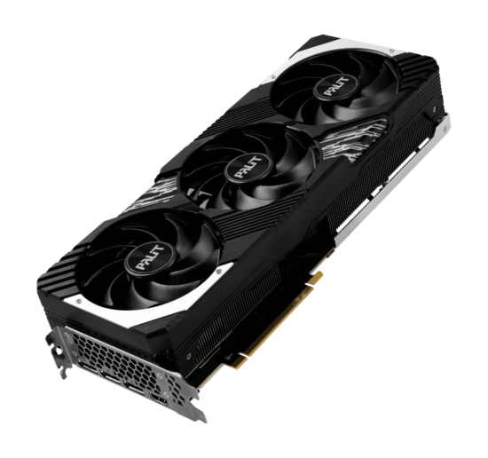Palit NVIDIA GeForce RTX 4070 Ti GamingPro Angled Front View