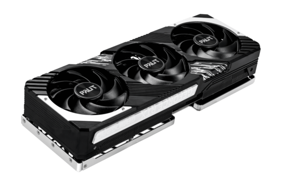 Palit NVIDIA GeForce RTX 4070 Ti GamingPro Angled Front View