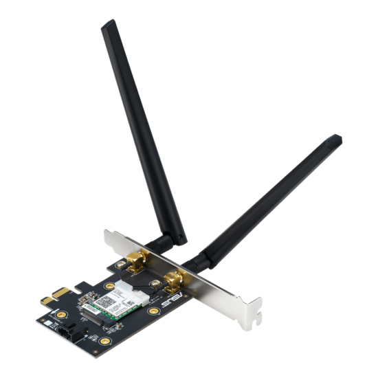 ASUS PCE-AX3000 Angled Antenna View