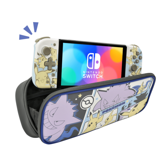 Nintendo Switch HORI Pikachu, Gengar & Mimikyu Compact Cargo Pouch