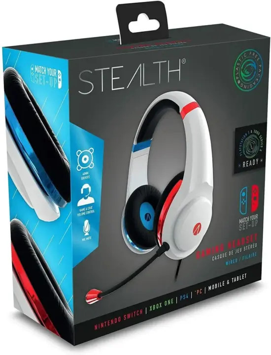 Stealth XP-Neon Gaming Headset - Red & Blue