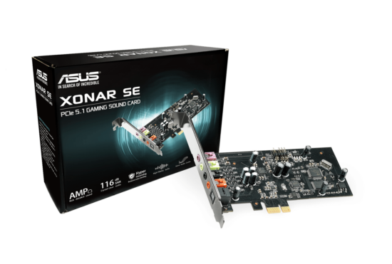 ASUS Xonar SE - 5.1 PCIe Gaming Sound Card