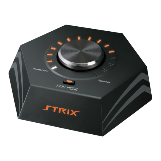 ASUS Strix Raid DLX - 7.1 PCIe Gaming Sound Card