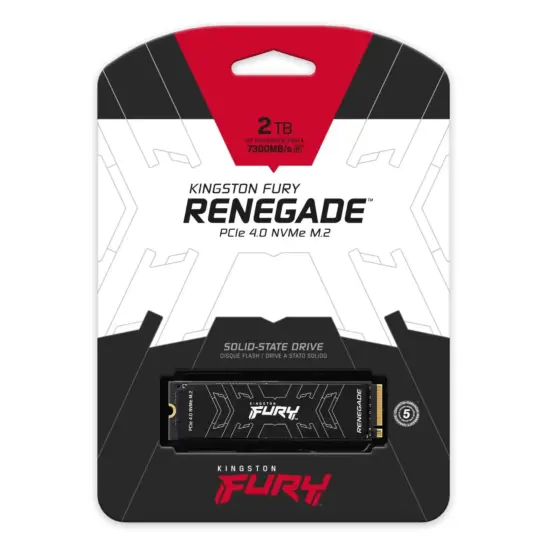 Kingston Fury Renegade 2TB M.2 PCIe Gen 4 NVMe SSD