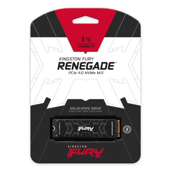 Kingston Fury Renegade 1TB M.2 PCIe Gen 4 NVMe SSD