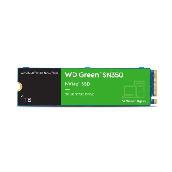 WD Green SN350 1TB M.2 PCIe Gen 3 NVMe SSD