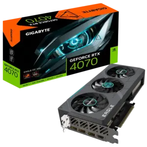 Gigabyte NVIDIA GeForce RTX 4070 EAGLE OC 12G GDDR6X Graphics Card