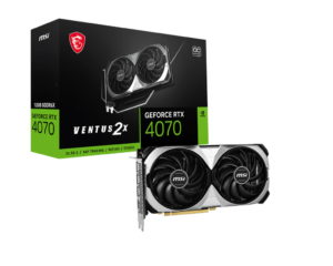 MSI NVIDIA GeForce RTX 4070 VENTUS 2X OC 12G GDDR6X Graphics Card