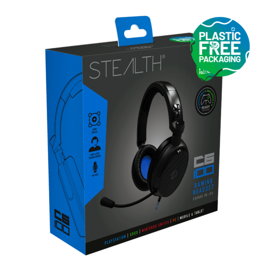 Stealth C6-100 Gaming Headset – Blue