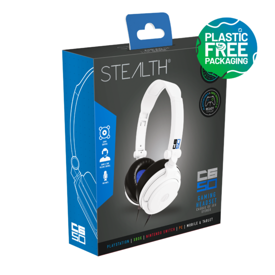 Stealth C6-50 Gaming Headset – Blue/White