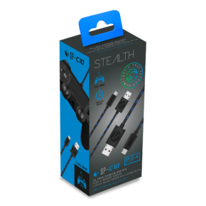 Stealth SP-C10 Twin Play & Charge Cables for PS4 Controllers