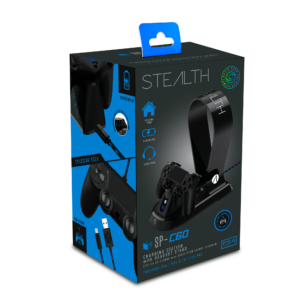 Stealth SP-C60 Charging Dock and Headset Stand for PS4