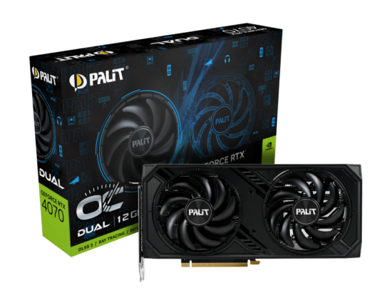 Palit NVIDIA GeForce RTX 4070 Dual OC 12G GDDR6X Graphics Card