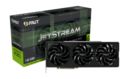 Palit NVIDIA GeForce RTX 4080 JetStream 16GB GDDR6X Graphics Card