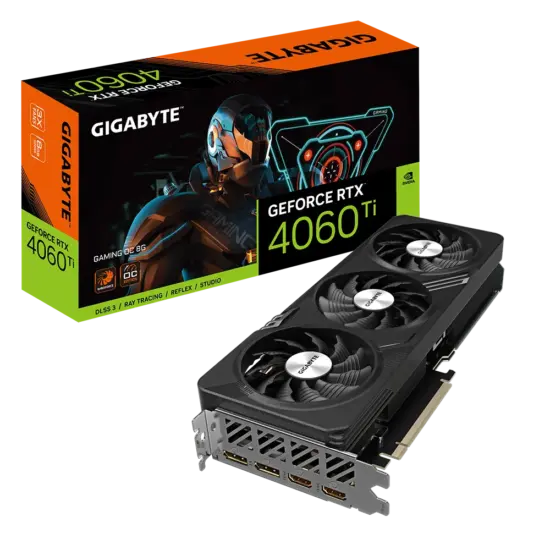 Gigabyte GeForce RTX 4060 Ti GAMING OC 8GB Box View