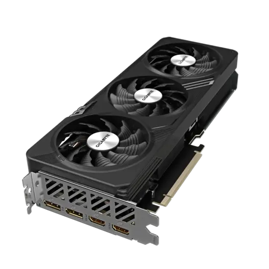 Gigabyte GeForce RTX 4060 Ti GAMING OC 8GB Flat Angled View