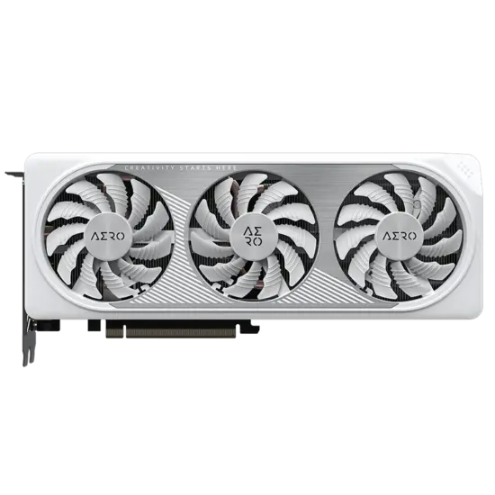 Gigabyte RTX 4060 Ti AERO OC 8GB Fan View