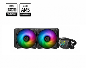 MSI MAG CORELIQUID 240R V2 240mm ARGB All-In-One Liquid CPU Cooler