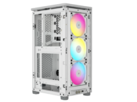 Corsair iCUE 2000D RGB Airflow Mini ITX White Side View