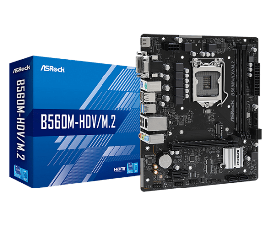 ASRock B560M-HDV/M.2 Box View
