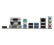 ASRock B560M-HDV/M.2 I/O Panel View
