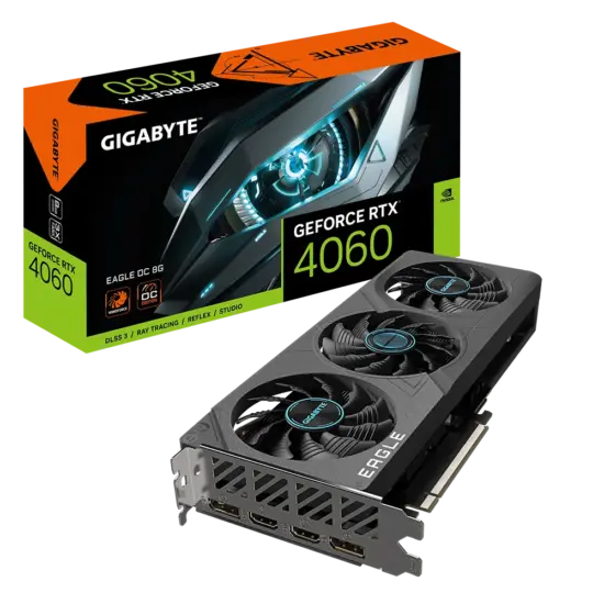 Gigabyte NVIDIA GeForce RTX 4060 EAGLE OC Box View