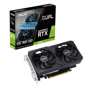 ASUS Dual NVIDIA GeForce RTX 3050 V2 Box View