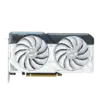 ASUS Dual NVIDIA GeForce RTX 4060 Ti White OC Edition Front View