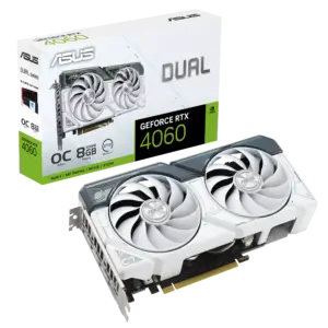 Asus DUAL RTX4060 OC White Box View