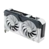 Asus DUAL RTX4060 OC White Front Angled View