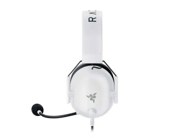 Razer Blackshark V2 X White Side View