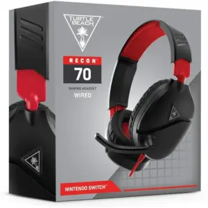 Turtle Beach Recon 70 Black & Red Box View