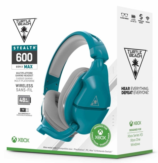 Turtle Beach Stealth 600 Gen 2 MAX Teal Box View