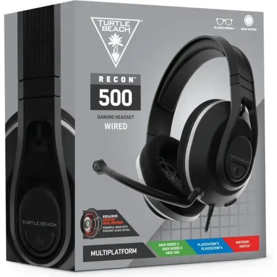 Turtle Beach Recon 500 Wired Black Box View