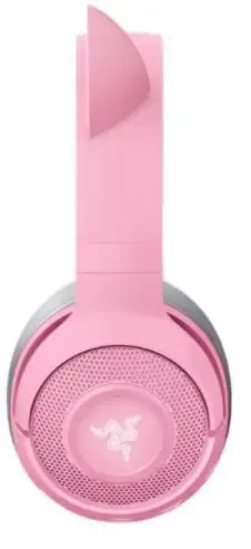 Razer Kraken BT Kitty Edition Quartz Pink Side View