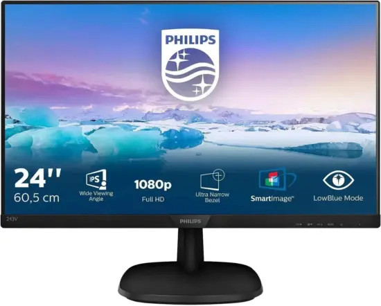 Philips V-line 243V7QDAB/00 Front View