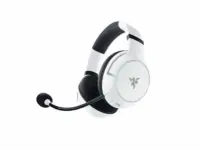 Razer Kaira HyperSpeed White Front Angled View