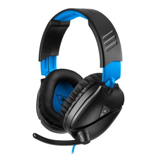 Turtle Beach Recon 70 Black & Blue Angled View